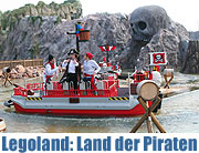 LEGOLAND 2007: neuer Themenbereich Land der Piraten mit riesigem Totenschädel im LEGOLAND® Deutschland (Foto: MartiN Schmitz)
